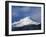 Scenic view of snowcapped mountain, Mt Hood, White River, Mt Hood National Forest, Hood River Co...-null-Framed Photographic Print