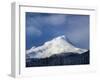 Scenic view of snowcapped mountain, Mt Hood, White River, Mt Hood National Forest, Hood River Co...-null-Framed Photographic Print