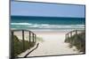 Scenic view of the beach, Coral Sea, Surfers Paradise, Queensland, Australia-Panoramic Images-Mounted Photographic Print