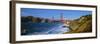 Scenic view of the Golden Gate Bridge, San Francisco, California, USA-Panoramic Images-Framed Photographic Print