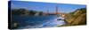 Scenic view of the Golden Gate Bridge, San Francisco, California, USA-Panoramic Images-Stretched Canvas