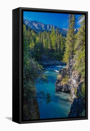 Scenic View Of The Kenai Mountains On The Kenai Peninsula In Southcentral Alaska-null-Framed Stretched Canvas