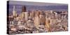 Scenic View of the San Francisco Skyline at Sunset from the Twin Peaks Overlook-Adam Barker-Stretched Canvas