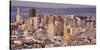 Scenic View of the San Francisco Skyline at Sunset from the Twin Peaks Overlook-Adam Barker-Stretched Canvas