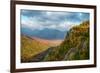 Scenic view of trees on mountain, Great Range, Giant Mountain, Adirondack Mountains State Park,...-null-Framed Photographic Print