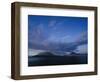 Scenic Volcanos at Sunset, Lake Atitlan, Guatemala-Merrill Images-Framed Photographic Print