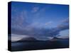 Scenic Volcanos at Sunset, Lake Atitlan, Guatemala-Merrill Images-Stretched Canvas