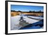 Scenic Winter Day Creek Side-Anthony Paladino-Framed Giclee Print