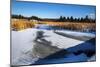 Scenic Winter Day Creek Side-Anthony Paladino-Mounted Giclee Print