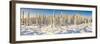 Scenic winter landscape, Alaska, USA-Panoramic Images-Framed Photographic Print