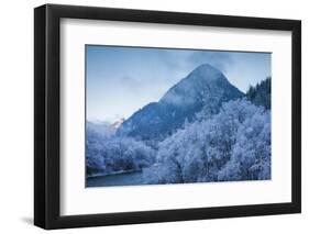 Scenic winter landscape, Gesause National Park, Hieflau, Styria, Austria-Panoramic Images-Framed Photographic Print