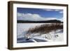 Scenic Winter Landscape With Cloudscape-Anthony Paladino-Framed Giclee Print