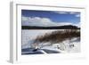 Scenic Winter Landscape With Cloudscape-Anthony Paladino-Framed Giclee Print