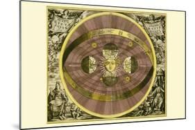 Sceno Systematis Copernicani-Andreas Cellarius-Mounted Art Print
