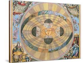 Scenographia: Systematis Copernicani Astrological Chart (C.1543) Devised by Nicolaus Copernicus…-Andreas Cellarius-Stretched Canvas