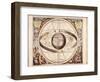 Scenographia Systematis Mundani Ptolemaici, Representation of the Ptolemaic Universe-Andreas Cellarius-Framed Art Print