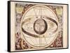 Scenographia Systematis Mundani Ptolemaici, Representation of the Ptolemaic Universe-Andreas Cellarius-Framed Stretched Canvas