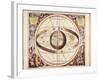 Scenographia Systematis Mundani Ptolemaici, Representation of the Ptolemaic Universe-Andreas Cellarius-Framed Art Print