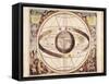 Scenographia Systematis Mundani Ptolemaici, Representation of the Ptolemaic Universe-Andreas Cellarius-Framed Stretched Canvas