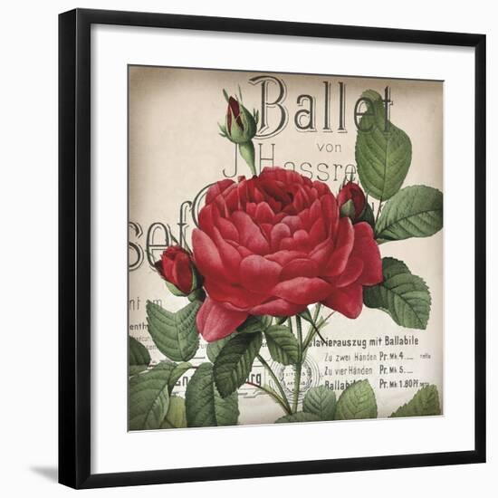 Scent of a Rose I-Sabine Berg-Framed Art Print