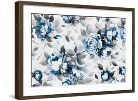 Scent of Roses Indigo-Wild Apple Portfolio-Framed Art Print