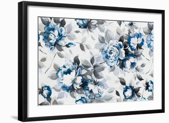 Scent of Roses Indigo-Wild Apple Portfolio-Framed Art Print