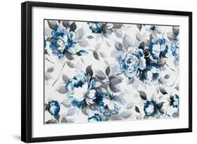 Scent of Roses Indigo-Wild Apple Portfolio-Framed Art Print