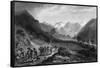 Scez, Val D'Isere-H Brockedon-Framed Stretched Canvas