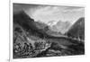 Scez, Val D'Isere-H Brockedon-Framed Art Print