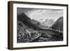 Scez, Val D'Isere-H Brockedon-Framed Art Print