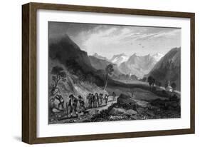 Scez, Val D'Isere-H Brockedon-Framed Art Print