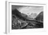 Scez, Val D'Isere-H Brockedon-Framed Art Print