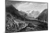 Scez, Val D'Isere-H Brockedon-Mounted Art Print