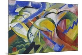 Schaf, 1914-Franz Marc-Mounted Giclee Print