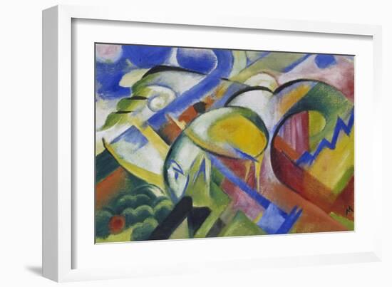 Schaf, 1914-Franz Marc-Framed Giclee Print