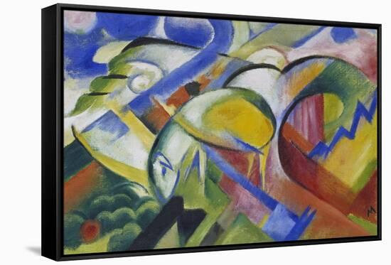 Schaf, 1914-Franz Marc-Framed Stretched Canvas