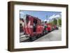 Schafbergbahn in the Valley Station, St Wolfgang at the Wolfgangsee, Upper Austria, Austria, Europe-Gerhard Wild-Framed Photographic Print