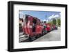 Schafbergbahn in the Valley Station, St Wolfgang at the Wolfgangsee, Upper Austria, Austria, Europe-Gerhard Wild-Framed Photographic Print