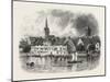 Schaffhausen, from the River, Switzerland, 19th Century-null-Mounted Giclee Print