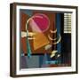 Scharf-Ruhig, 1927-Wassily Kandinsky-Framed Giclee Print
