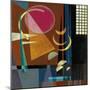 Scharf-Ruhig, 1927-Wassily Kandinsky-Mounted Giclee Print