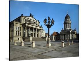 Schauspielhaus (1821), Gendarmenmarkt, Berlin, in the Style of a Greek Temple-Karl Friedrich Schinkel-Stretched Canvas