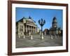 Schauspielhaus (1821), Gendarmenmarkt, Berlin, in the Style of a Greek Temple-Karl Friedrich Schinkel-Framed Giclee Print