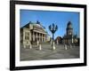 Schauspielhaus (1821), Gendarmenmarkt, Berlin, in the Style of a Greek Temple-Karl Friedrich Schinkel-Framed Giclee Print