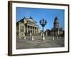 Schauspielhaus (1821), Gendarmenmarkt, Berlin, in the Style of a Greek Temple-Karl Friedrich Schinkel-Framed Giclee Print