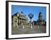 Schauspielhaus (1821), Gendarmenmarkt, Berlin, in the Style of a Greek Temple-Karl Friedrich Schinkel-Framed Giclee Print