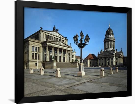 Schauspielhaus (1821), Gendarmenmarkt, Berlin, in the Style of a Greek Temple-Karl Friedrich Schinkel-Framed Premium Giclee Print