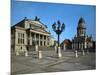 Schauspielhaus (1821), Gendarmenmarkt, Berlin, in the Style of a Greek Temple-Karl Friedrich Schinkel-Mounted Giclee Print