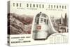 Schedule for Denver Zephyr Train-null-Stretched Canvas