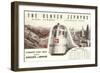 Schedule for Denver Zephyr Train-null-Framed Art Print